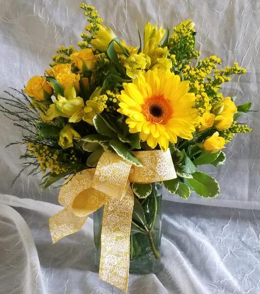 Tooty Fruity Yellow from Lazy Daisy Flowers and Gifts in Keysville, VA