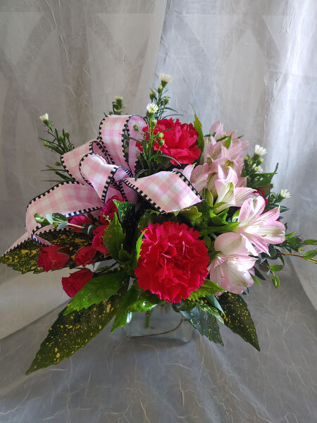 Pretty in Pink from Lazy Daisy Flowers and Gifts in Keysville, VA