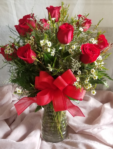 A Dozen Red Roses from Lazy Daisy Flowers and Gifts in Keysville, VA